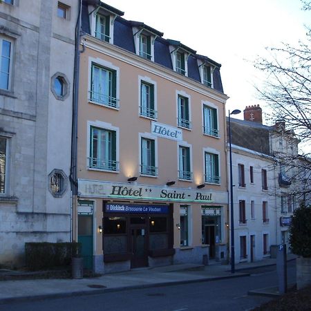 Hotel Bar Restaurant Saint Paul Verdun-sur-Meuse Bagian luar foto