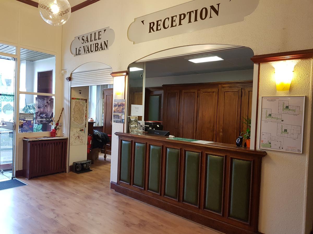 Hotel Bar Restaurant Saint Paul Verdun-sur-Meuse Bagian luar foto
